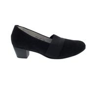 Waldläufer Hilaria, Pompes, Cuir Nubuck, Noir, Largeur H 358505-162-001 Noir