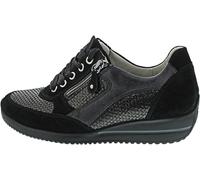 Waldläufer Himona Chaussures de sport à lacets Noir, Noir , 38 EU