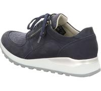 Waldläufer Hiroko Chaussures à lacets pour femmes Sneaker Sportive Bleu Loisirs, Taille:EUR 37.5 | UK 4.5