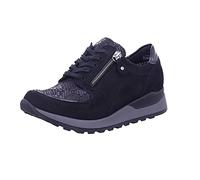 WALDLÄUFER Baskets basses noir / argent, Taille 38,5
