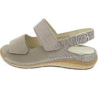 Waldläufer K-Heliett 681003-094 Corda (Beige) - Sandale mit Loser Einlage - Damenschuhe Sandale Bequem/Lose Einlage, Beige, Leder (Denver Ratan), GR. 39 EU