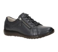 Waldläufer K-Ira Chaussures à lacets en cuir pour femme Blanc/rose, bleu, 43 EU Large