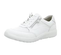 Waldläufer K-Ira OrthoTritt 634K02-309-663 Chaussures basses en cuir lisse avec stretch Blanc/argenté Largeur K Blanc, Blanc., 42 EU Large