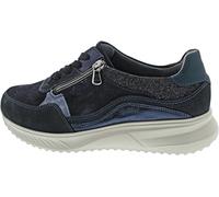 Waldläufer K-Janka Chaussures de sport à lacets Bleu, Notte Jeans, 39 EU X-Large