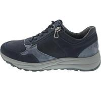 Waldläufer K-John Chaussures de sport à lacets Bleu, Jean bleu marine océan, 45.5 EU X-Large