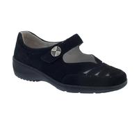 Waldläufer Kya 607309 191 001 Chaussures pour femme, Noir , 39 EU