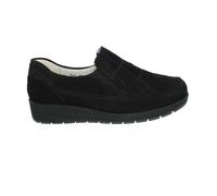 Waldläufer Mimi Chaussons, Denver (Nubuck), Noir, Largeur M, 812502-191-001