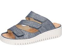 WALDLÄUFER Mule 'H-Willow' bleu / argent, Taille 38,5