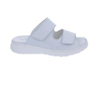 Waldläufer Pantoufle H-Joline 756501-106-211, Cuir Lisse Léger Glossé, Blanc