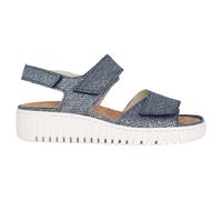 Waldläufer - Sandale bleue à largeur confortable avec semelle amovible - Femme - Chaussures - Bleu - Taille: 36 EU