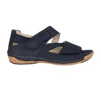 Waldläufer - Sandale bleue à largeur confortable pour femmes - Femme - Chaussures - Bleu - Taille: 43 EU