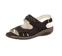 Waldläufer Femmes Sandalettes Schwarz Noir, (Schwarz) 210004