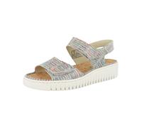 WALDLÄUFER Sandales à lanières marine / vert / rouge / blanc, Taille 37,5