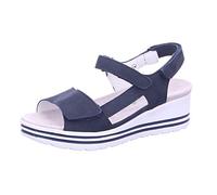 Waldläufer Sandales compensées H-Michelle pour femme, Marine, 37 EU Large
