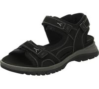 Waldläufer Sandales pour femmes SORA Noir Cuir synthétique Mix Taille : 38