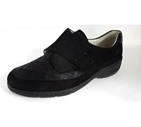 Waldläufer weite k Mocassins pour dames en noir, taille 5.5
