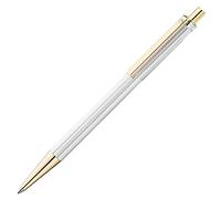Waldmann Eco, stylo à bille, design grain, accessoires plaqués or 24kt, en argent sterling massif 925