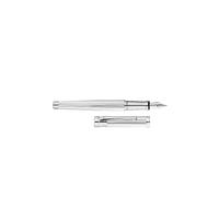 WALDMANN Stylo plume avec plume en acier inoxydable Tango argent