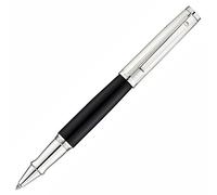 Waldmann Tuscany, stylo roller, design ligne, laqué noir, en argent sterling massif 925