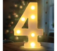 Waldspring Lettre Lumineuse, Lettres LED 22 cm, Idéales pour les Demandes en Mariage, les Festivals, les Fêtes et Autres Occasions, pour Créer une Atmosphère Romantique et Chaleureuse (4)