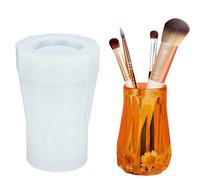 Waldspring Moule Vase Silicone, Moule Vase Resine Epoxy et Paillettes, Moule en Silicone Bouteille DIY, Moule Vase en Resine, Moule en Silicone Vase pour Porte-Stylos, Moule Vase Jesmonite