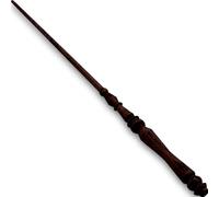 WALDUNIKAT Baguette magique en bois marron moyen - Fabriqué en Allemagne - Article de fan, cadeau et jouet pour adultes, enfants, filles, décoration pour fête d'anniversaire