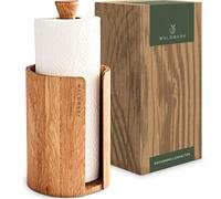 WALDWERK Design Porte Sopalin en Bois de Chêne - Porte Essuie-Tout pour Tous Les Rouleaux Essuie-Tout Standard - Support Sopalin sur Pied 100% sans Plastique