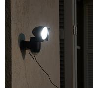Walee - Projecteur Solaire - Plastique - Noir
