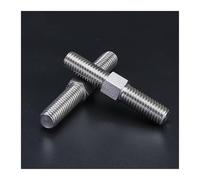 WALENI Filetage Gauche et Droit Double extrémité Tige filetée M4 M5 Barre de Filetage Positive et négative boulons à Goujon vis 304 Acier Inoxydable(M5x90mm-2pcs)