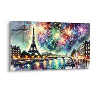 Walensky Tableau 14 Juillet N°1 - Edition Paris Autour du Monde - Verre Acrylique - Décoration murale haut de gamme - XXL 160x90cm