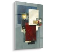 Walensky Tableau abstrait Blocs Insurgés - édition dadaïsme - Verre Acrylique - Décoration murale haut de gamme - 3XL 200x112cm