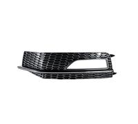 WALEQW Cache Feu Antibrouillard Avant Pour A4 Pour B8 Pour SLine Pour S4 2012-2015 Grille Hexagonale Nid D'abeille 8K0807681L Feux Antibrouillard(Sliver Left)