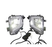 WALEQW Demi-pièce Pour Mitsubishi Pour Triton L200 2019-2021 Cache Feux Jour À LED Avec Clignotant Jaune Feux Antibrouillard(Only 1 Right)