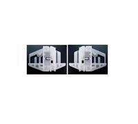 WALEQW Régulateur Vitre KIT RÉPARATION LÈVE-VITRE AVANT DROIT POUR PEUGEOT 206 1998-2007 KIT DE CLIPS