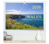 Wales Land der Sehenswürdigkeiten, Landschaften und Natur (hochwertiger Premium Wandkalender 2026 DIN A2 quer), Kunstdruck in Hochglanz: Impressionen ... durch den Westen von Großbritannien.