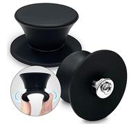 Walfos Lot de 2 couvercles universels en silicone - Résistants à la chaleur - Passe au lave-vaisselle - Sans BPA - Idéal pour cuisinière, poêles et ustensiles de cuisine