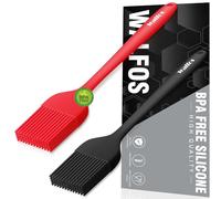 Walfos® Lot de 2 pinceaux à pâtisserie en silicone (21 cm) - En silicone résistant à la chaleur - Pour la cuisine, le barbecue, la cuisine - Qualité alimentaire - Sans BPA