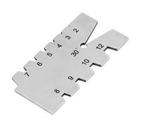 Walfront 1 jauge de Filetage métrique de 30 degrés en Acier Inoxydable