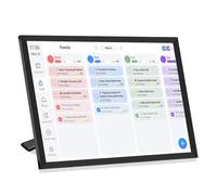 Walfront 10.1In Calendrier Numérique Tableau de Corvée, Planificateur de Famille Intelligente avec écran Tactile, WiFi Sync Support Electronic Wall Calendar HD Visuals Mobile App