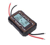 Walfront 100A Tension Courant Watt Mètre Analyseur de Puissance Consommation de Batterie Compteur de Performance avec LCD Rétroéclairé Bleu pour Véhicules Électriques à Énergie Solaire