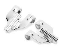 Walfront 2 Pièces Crochet de Grosse Caisse Crochet de Tambour Percussion Fer Griffe Instrument de Marche Matériel de Remplacement Ensemble de Pièces Kit Pinces de Montage, adapté à la Fois à la