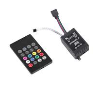 Walfront 20Key IR Music Controller, DC 5-12V Common Anode | Mode RVB de synchronisation sonore, portée à distance de 10 m, taille compacte 63 x 35 mm, pour bandes lumineuses de salle