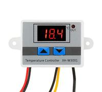 Walfront 220V Thermostat Numérique Régulateur de Température Refroidissement et Chauffage Contrôl, Commutateur de Thermostat avec Sonde Étanche