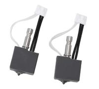 Walfront 2PCS 0.4mm Extrudeuse Hotend Buse En Acier Trempé Kit pour S1 3D Imprimante, 200K Thermistance Haute Température Compatibilité pour PLA PETG TPU ABS ASA