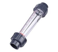 300-3000L / H Débitmètre Coudé Tube en Plastique Rotamètre d'Eau Instantané LZS-15 Débitmètre Liquide Flotteur Double Fil Connecteur Femelle pour DN 25 Tube