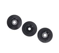 Walfront 3PCS Disc de Sculpture en Bois Set Tool Rotatif de Rotation de Roue de Forage du Travail du Bois pour Broyage de 4 Pouces ou 4-1/2 Pouces