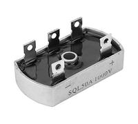 Walfront 4 Pièces Redresseur triphasé 50A 1000V Module de Pont Redresseur Redresseur Basse Fréquence avec Puce Passivée en Verre pour L'électronique Automobile Aérospatiale Militaire