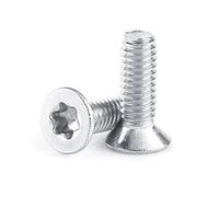 50pcs M2.5 Vis Tête Trompette Torx Fixation Entièrement Filetée en Acier Inoxydable 304 pour Machines(M2.5×6mm)