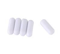 Walfront 5Pcs Barres d’Agitation PTFE Magnétique Type-C Blanc Cylindrique Agitateur Laboratoire(C5*15mm)