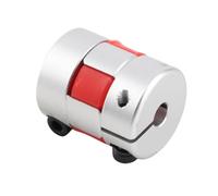 Walfront Accouplement D'arbre Araignée Flexible, Diamètre 20mm, Longueur 25mm, Connecteur de Moteur 5x8mm, Coupleur Flexible pour Servomoteur D'imprimante 3D, Moteur Pas à Pas